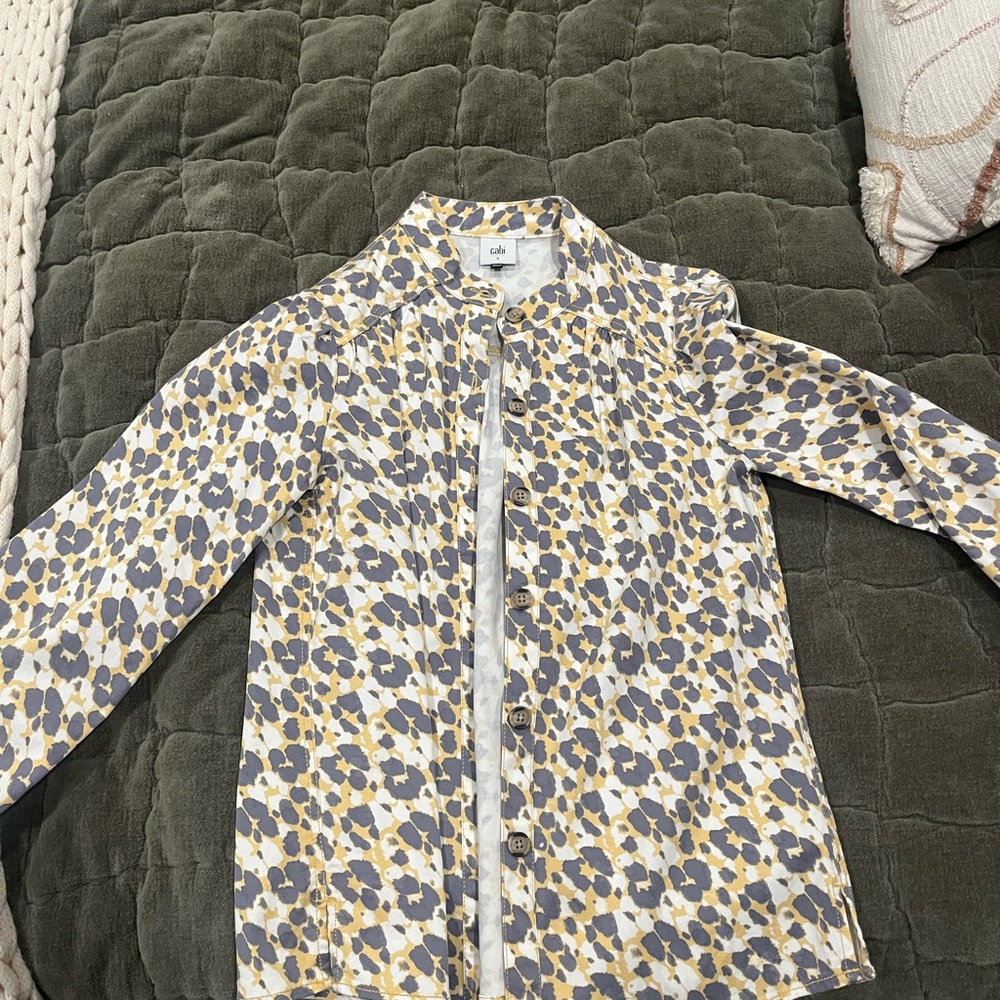 C&A Patterned Button-Up Shirt